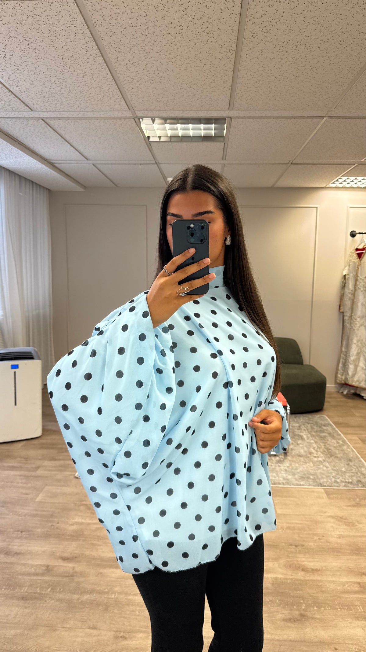 Blouse à pois