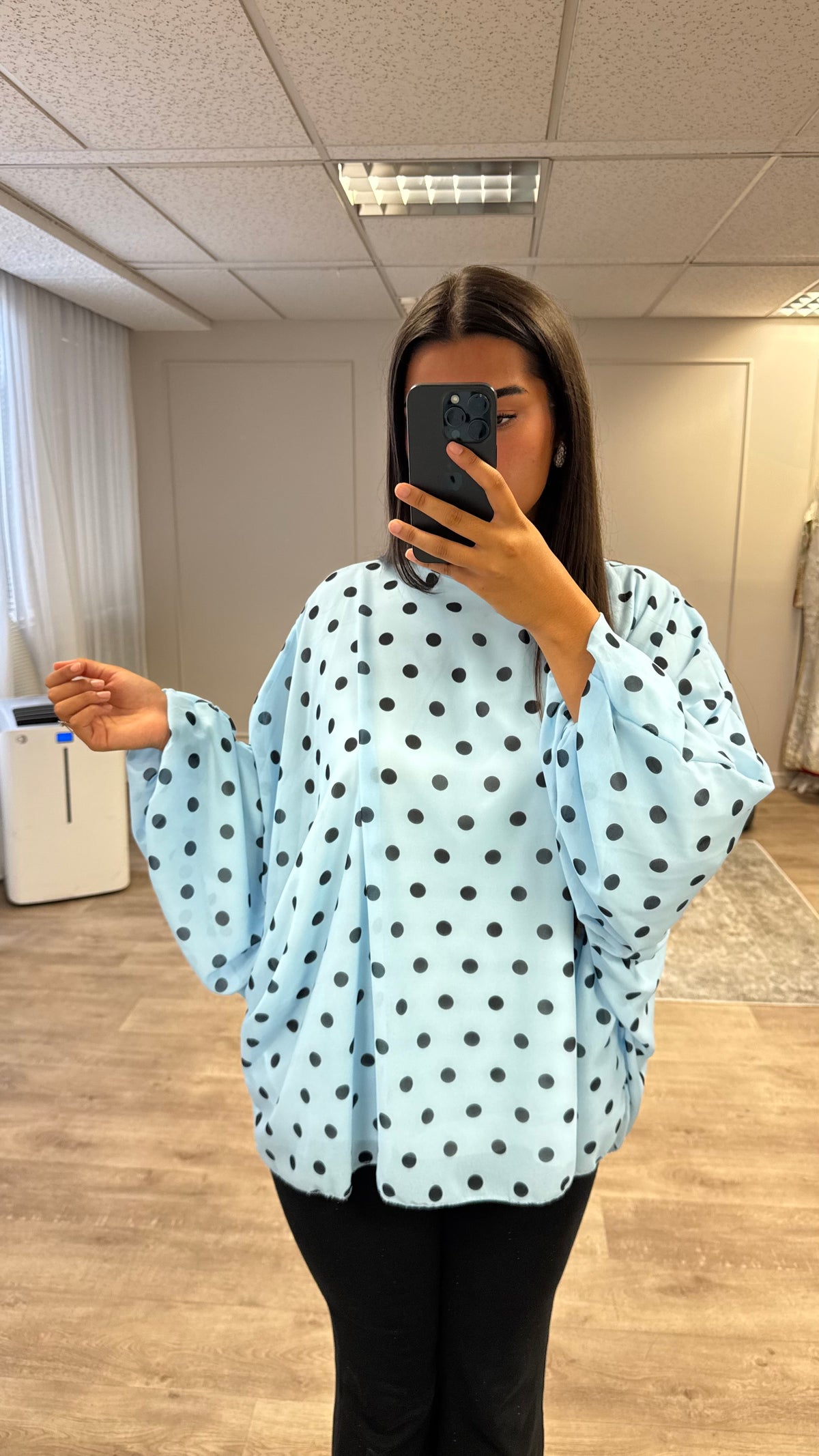 Blouse à pois